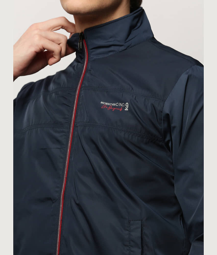 Showoff Nylon Men's Windcheater Jacket - Navy Blue ( Pack of 1 ) view 2