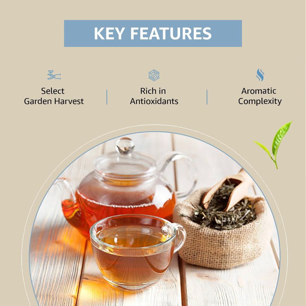 Golden Tips Full Leaf Pyramid Oolong Tea (20 Bags, 40 Gram) view 2