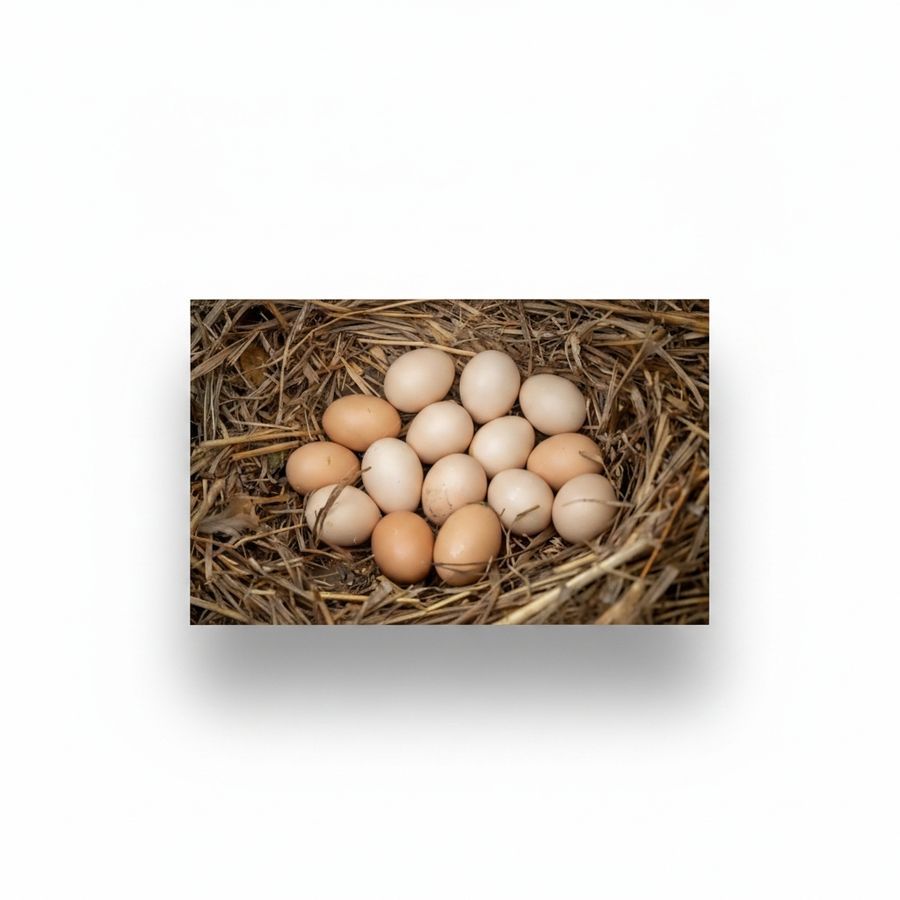 Fresh Farm Eggs - 1 kg - 15 farm fresh eggs view 2