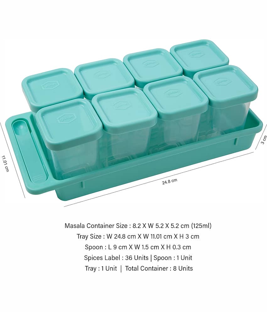 Gluman Plastic Purple Spice Container ( Set of 8 ) view 2
