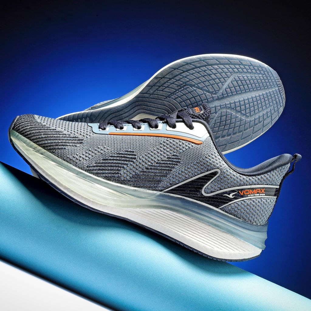 VOMAX SPORTS Stalino-02 Men's Sport Shoes Breathable & Lightweight Flyknit Upper Lace up Walking, Road Running Shoes view 2