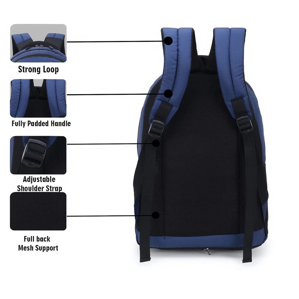 LOOKMUSTER 30 L Casual Waterproof Laptop Backpack/Office Bag/School Bag/College Bag/Business Bag/Unisex Travel Backpack view 2