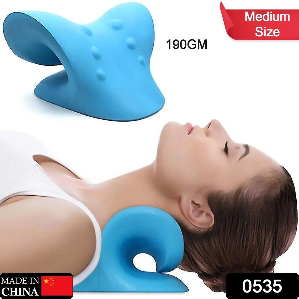 Neck Relaxer | Cervical Pillow for Neck & Shoulder Pain | Chiropractic Acupressure Manual Massage | Medical Grade Material | Recommended by Orthopaedics view 2