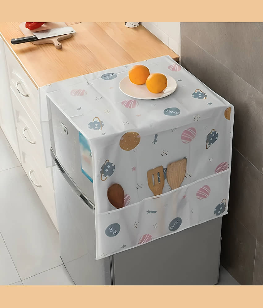 Multi Deal Plastic Floral Fridge Covers ( 10 10 ) Pack of 1 - Assorted view 2
