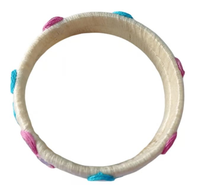 Handcrafted Mirror Work Bangles view 2