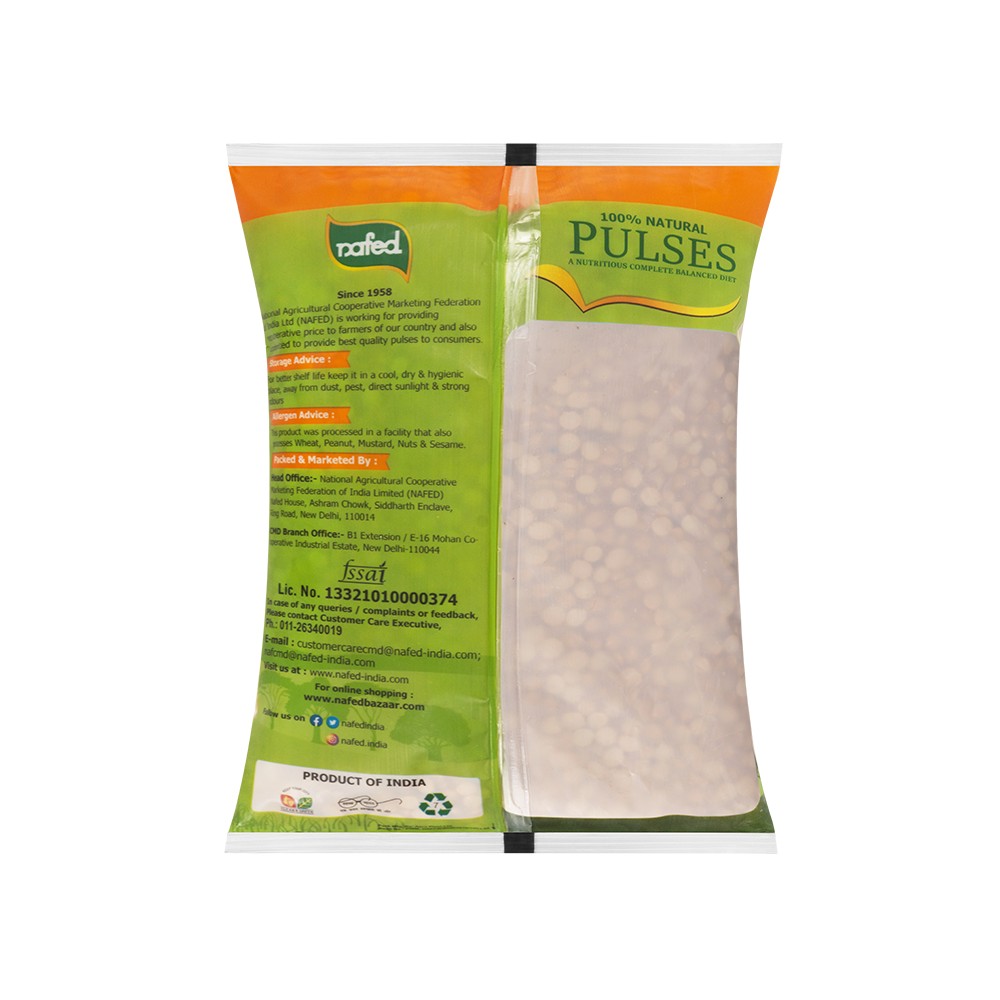NAFED Gram Dal Washed Pulses – 1 kg view 2