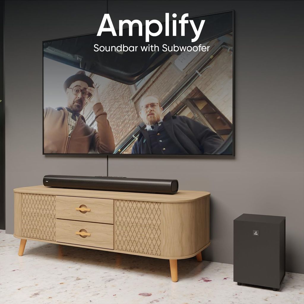 iGear Amplify 120W Soundbar with Subwoofer - Bluetooth v5.3, iGear Signature Sound, HiFi Bass, Smart Control Panel, Remote Control view 2