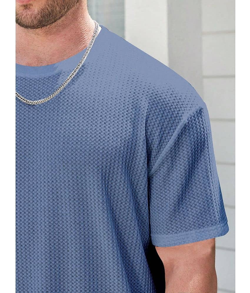 fashion and youth Pack of 1 Cotton Blend Oversized Fit Men's T-Shirt ( Black ) view 2