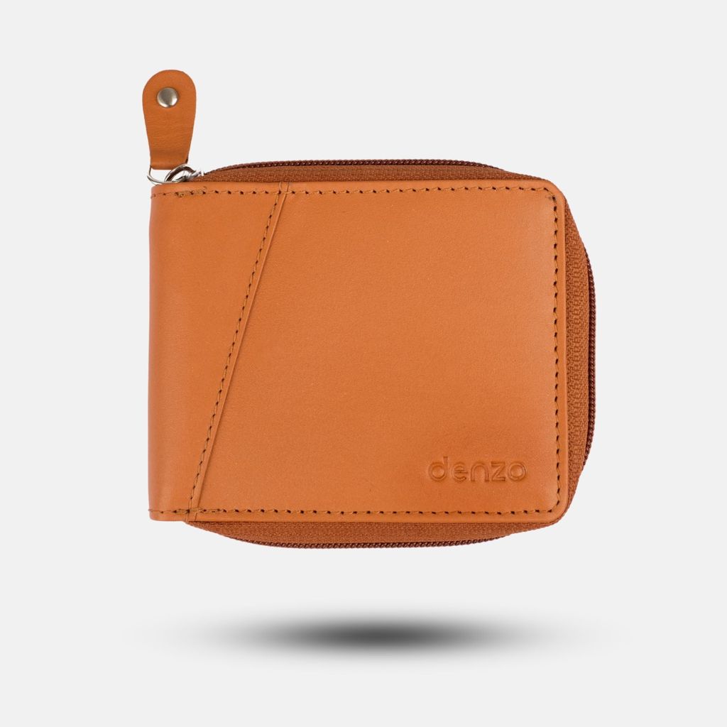 Secure Zip Wallet Tan view 2