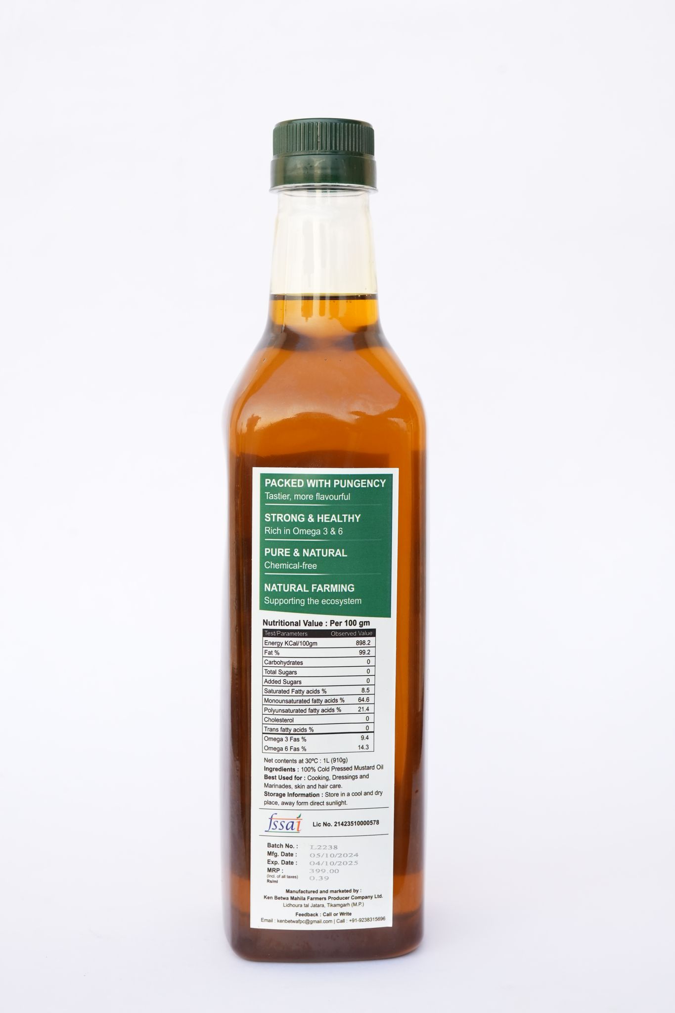 Cold Pressed Mustard Oil view 2