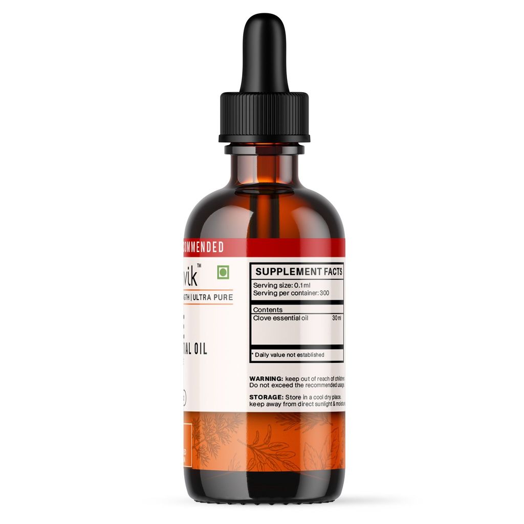 Vaastavik Clove Essential Oil 30ml Food Grade view 2