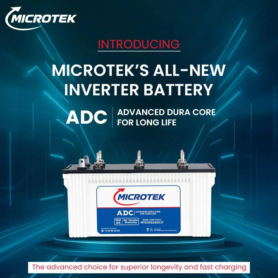 Microtek Battery-Mtk1002424Jt 100 Ah view 2