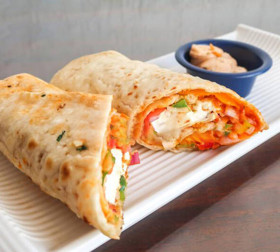 Veg paneer wrap