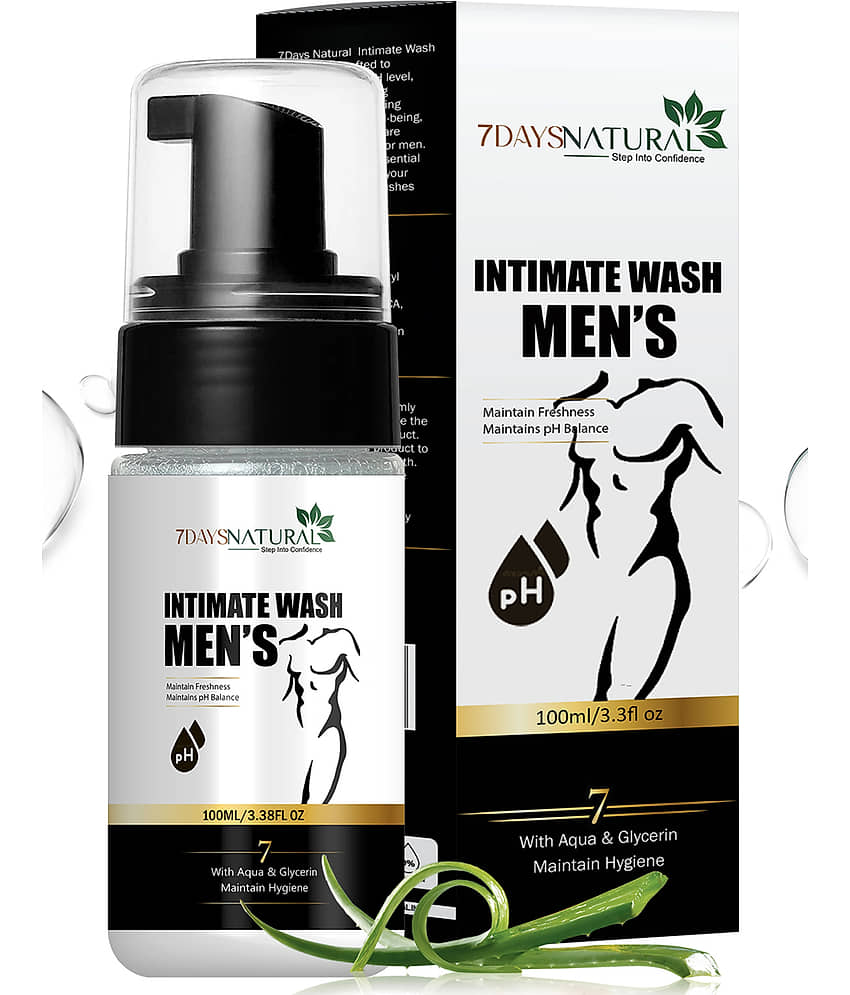 7 days Men's Intimate Wash 100 Pcs view 2