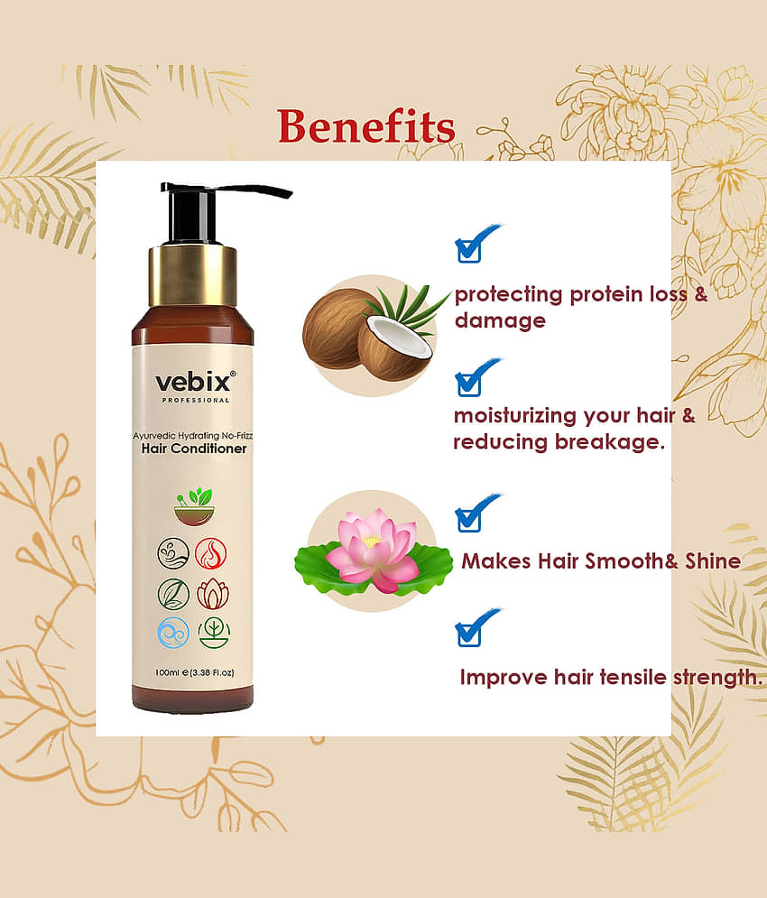 VebixProfessional Customized Regimen -Full Kit- Lotus AntiHairfall Shampoo & Neem Oil + Hair Glow Serum + Onion Hair Mask + Hair Booster Serum & Kumkuma Face Brightening Serum view 2