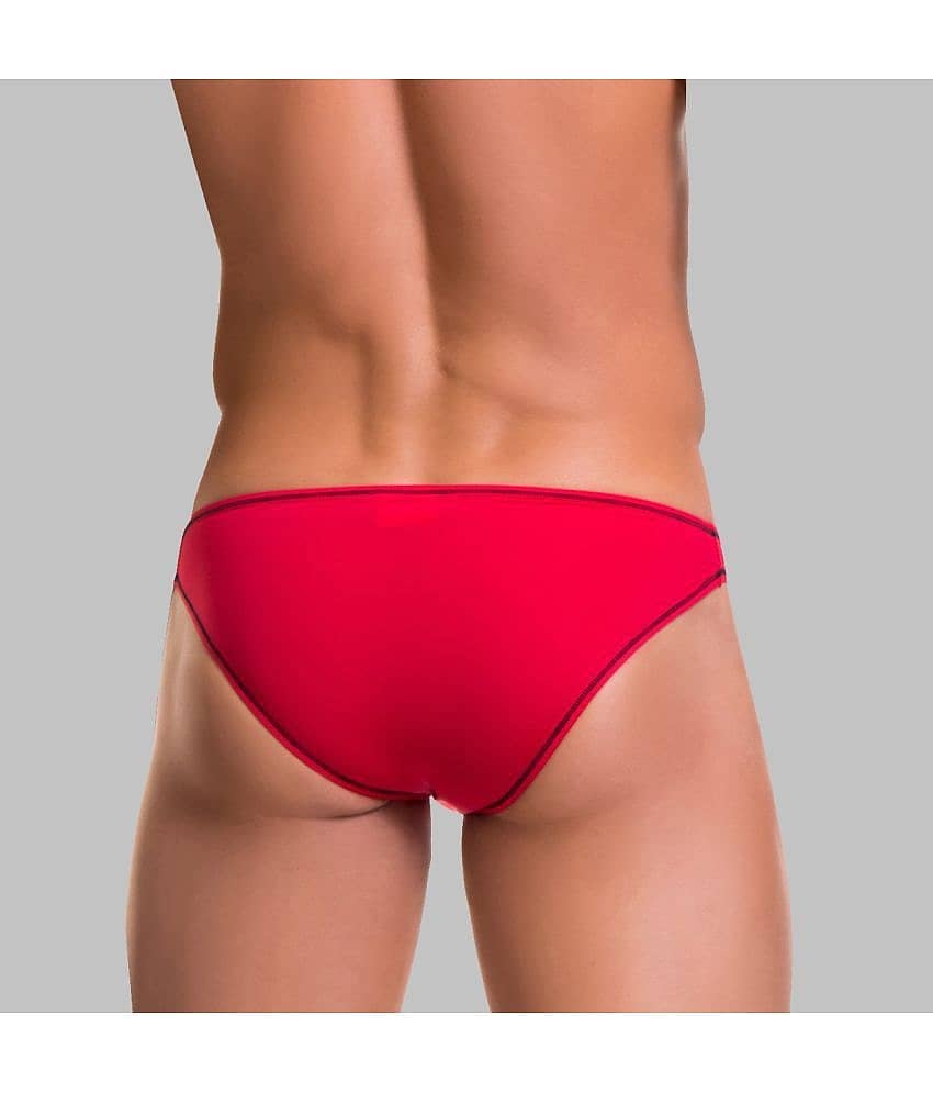 MUCKAMUCK Pack of 1 Microfibre G-String For Men's ( Black ) view 2