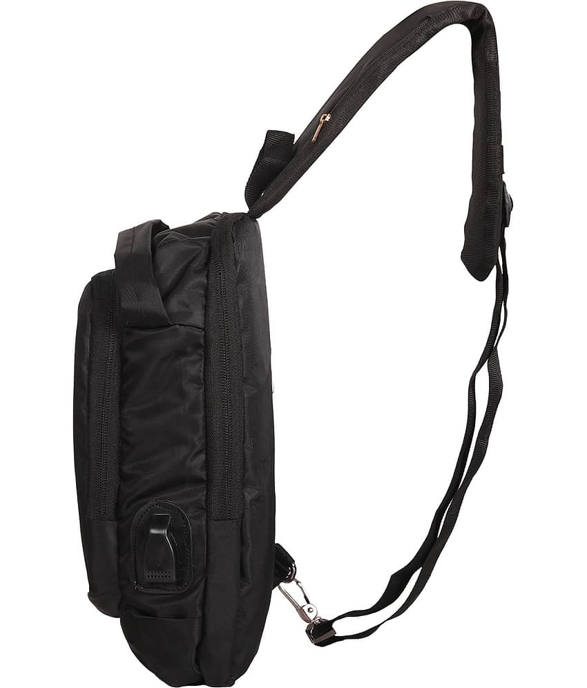 Da Tasche 8 Ltrs Polyester Backpack *For Boys & Girls ( Black ) view 2