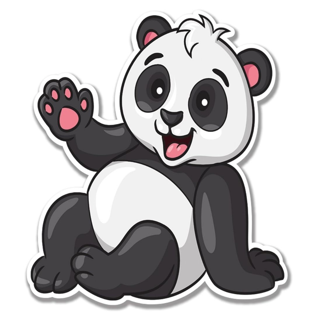 Panda Cartoon Fridge Magnet Cute Refrigerator Sticker Gift for Kids & Birthday Return Gift