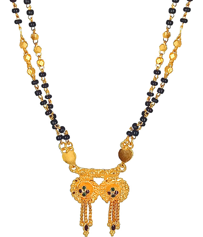 JIPPA - Golden Mangalsutra ( Pack of 1 ) view 2
