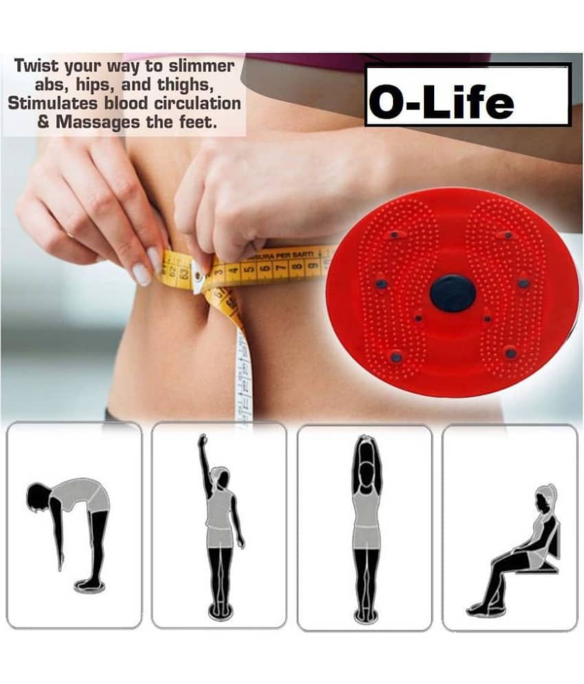O-Life Rotating Tummy Trimmer Twister Acupressure Twister (Magnets) Useful for Figure Tone-up and Wait Loss - Abdominal Trimmer-Waist Trimmer-Abs Exerciser-Body Toner-Fat Buster view 2