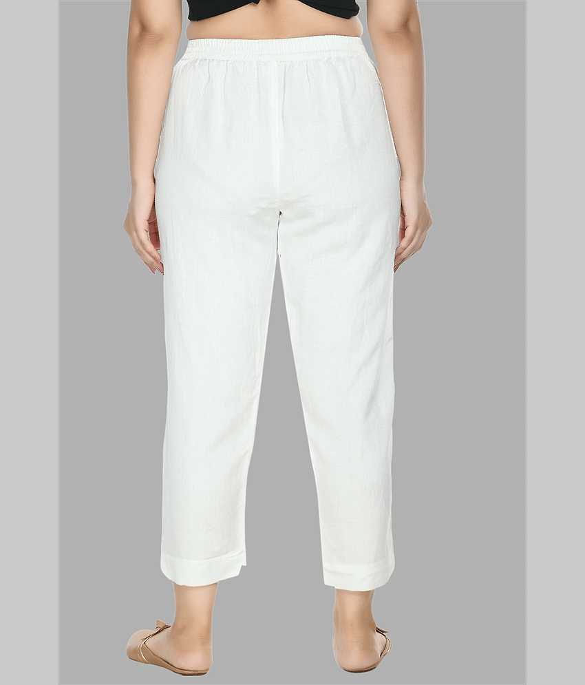 PREEGO - Black Rayon Regular Women's Casual Pants ( Pack of 1 ) view 2
