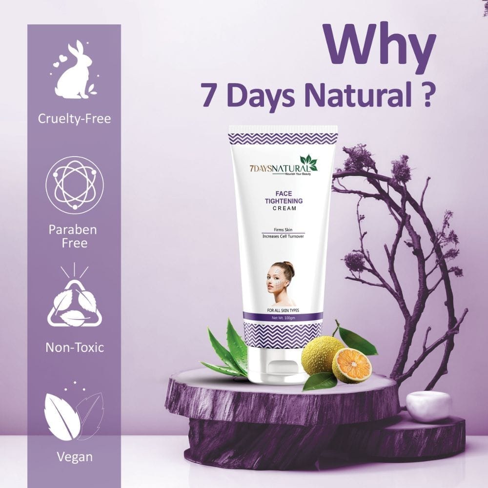 7 Days Natural Anti-Aging Face Tightening Cream for Fine Lines & Wrinkles view 2