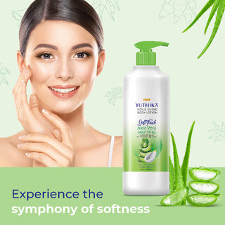 Yuthika Aloe Vera Soft Touch Body Lotion for Women Men,Moisturizer for Soft, Smooth Skin (1000ml) view 2