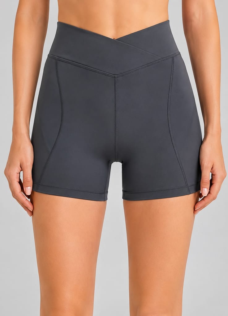 V Front biker Shorts view 2