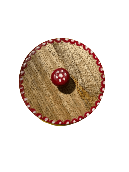Handcrafted Wooden Potli with Lid, Decorative Wooden Box, Perfect for Storing Small Items, Trinkets, and Jewelry view 2
