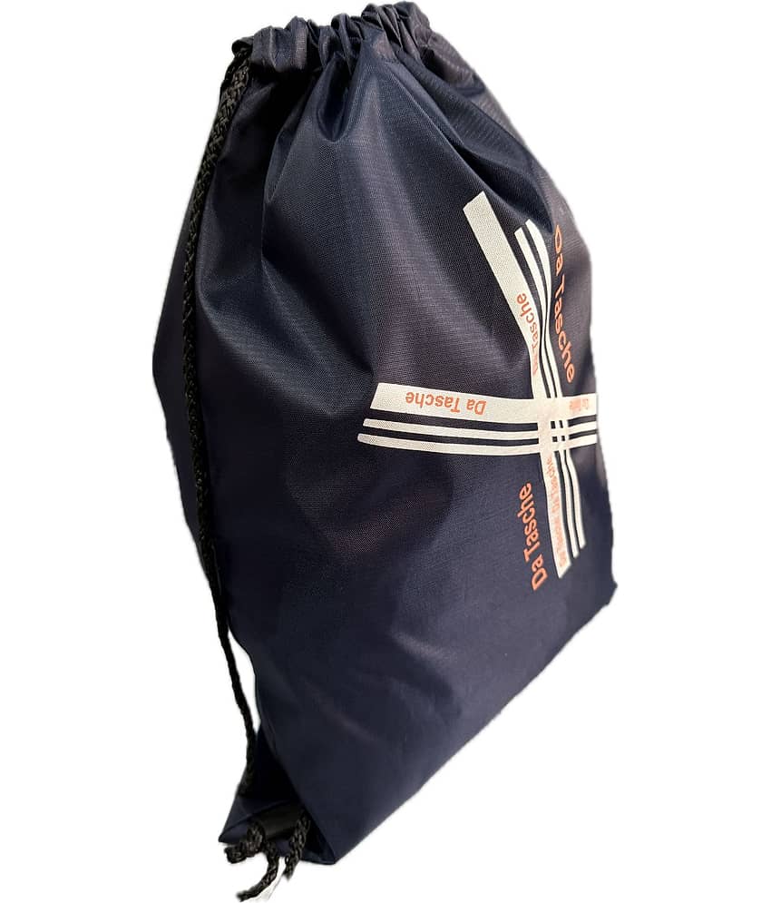 Da Tasche Blue Polyester Backpack ( 5 Ltrs ) view 2