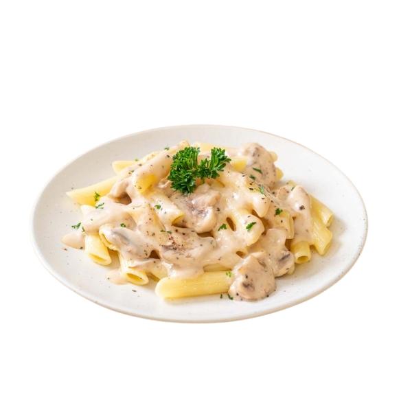 Cheese Pasta With White Sauce