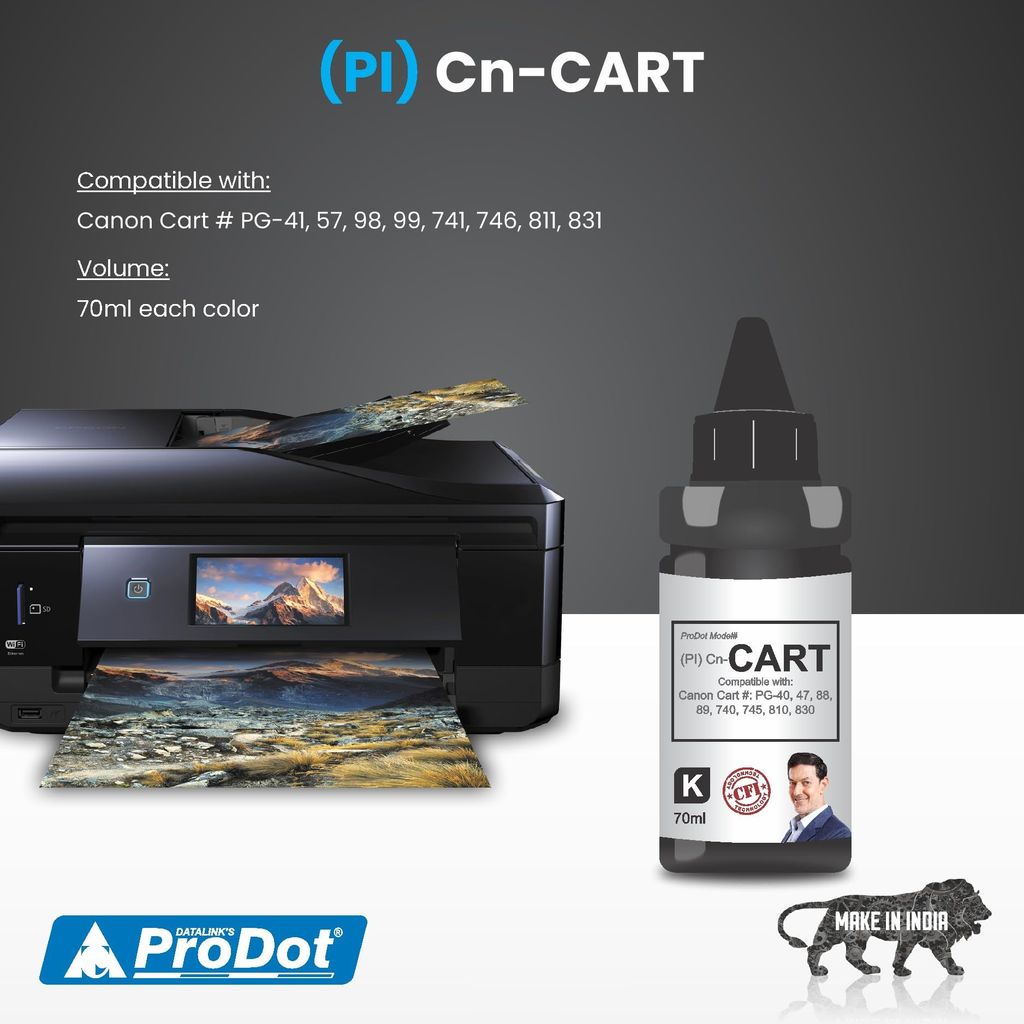 ProDot Inkjet Cartridge Ink Refill Compatible with Canon Ink Cartridges PG-41, 57, 98, 99, 741, 746, 811, 831 view 2