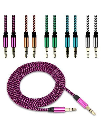 Nawani Audio Stereo 3.5mm AUX Cable (Male to Male) : 1 Meter Length. view 2