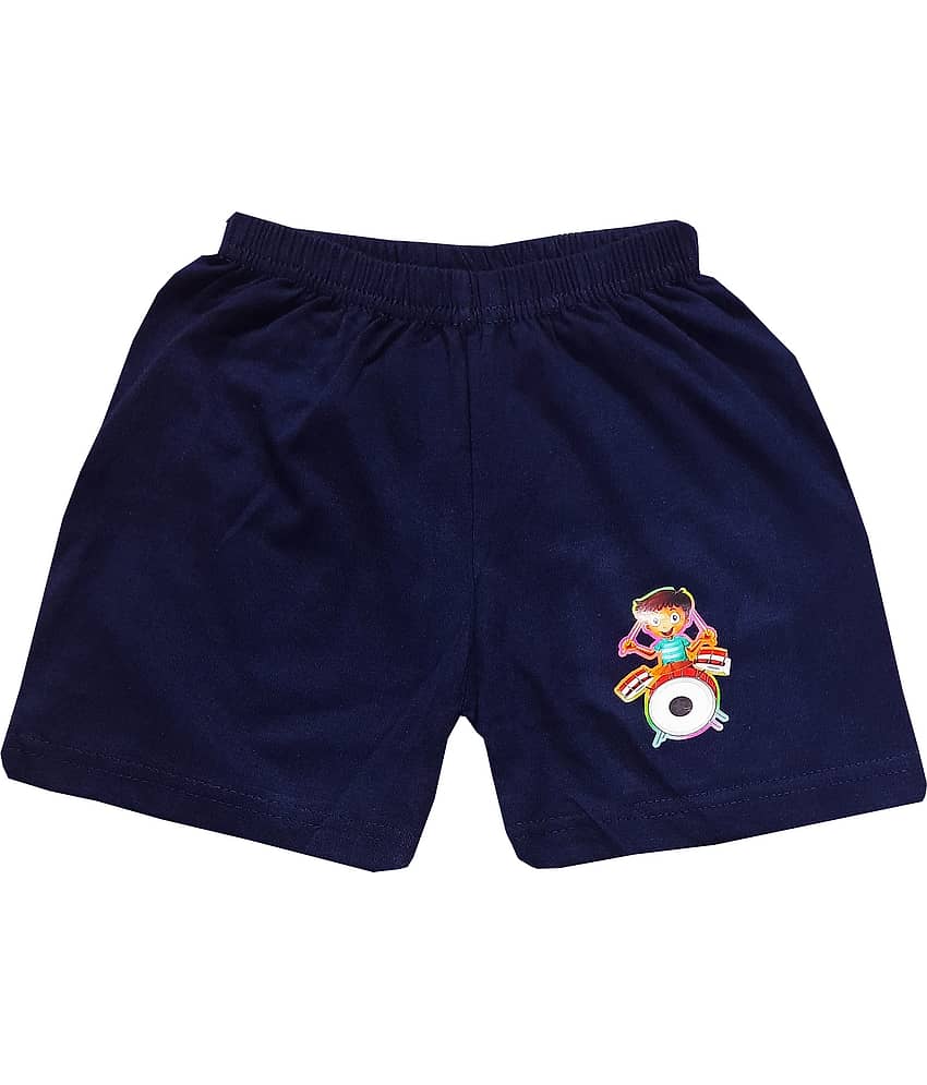 little PANDA Boy's Soft Cotton Regular Shorts, Multicolour (Pack of 5) view 2