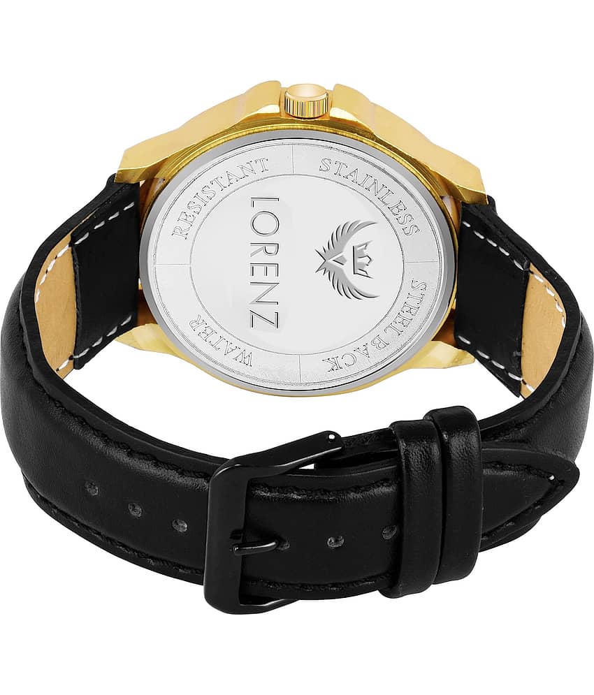 Lorenz Black PU Digital Men's Watch view 2