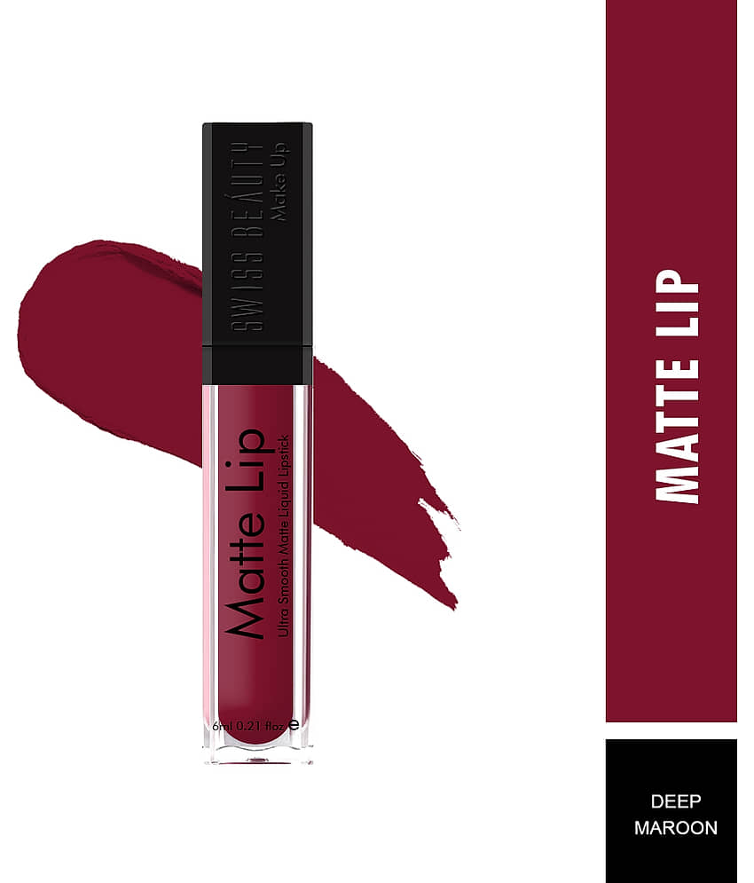 Swiss Beauty - Pink Matte Lipstick view 2