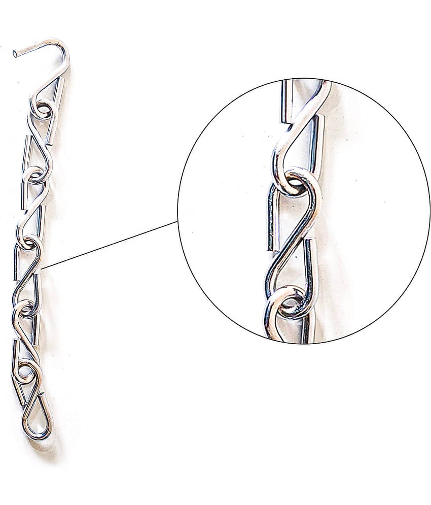Laxmi Zula Swing S Hook Metal Links Chain(Pack of 6) 6 Hand Tool view 2