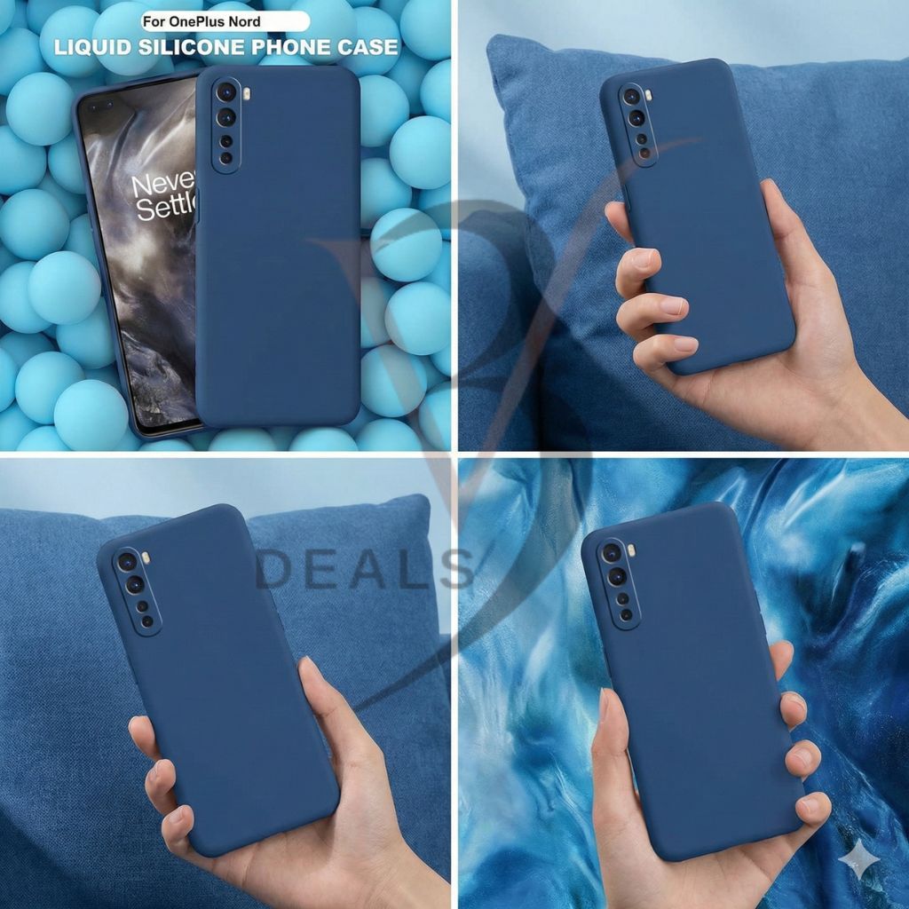 V3Deals Premium Silicon Mobile Cover Compatible for OnePlus Nord 5G | Camera Bump Protection, Shockproof Soft Flexible Back Case | Matte Finish view 2