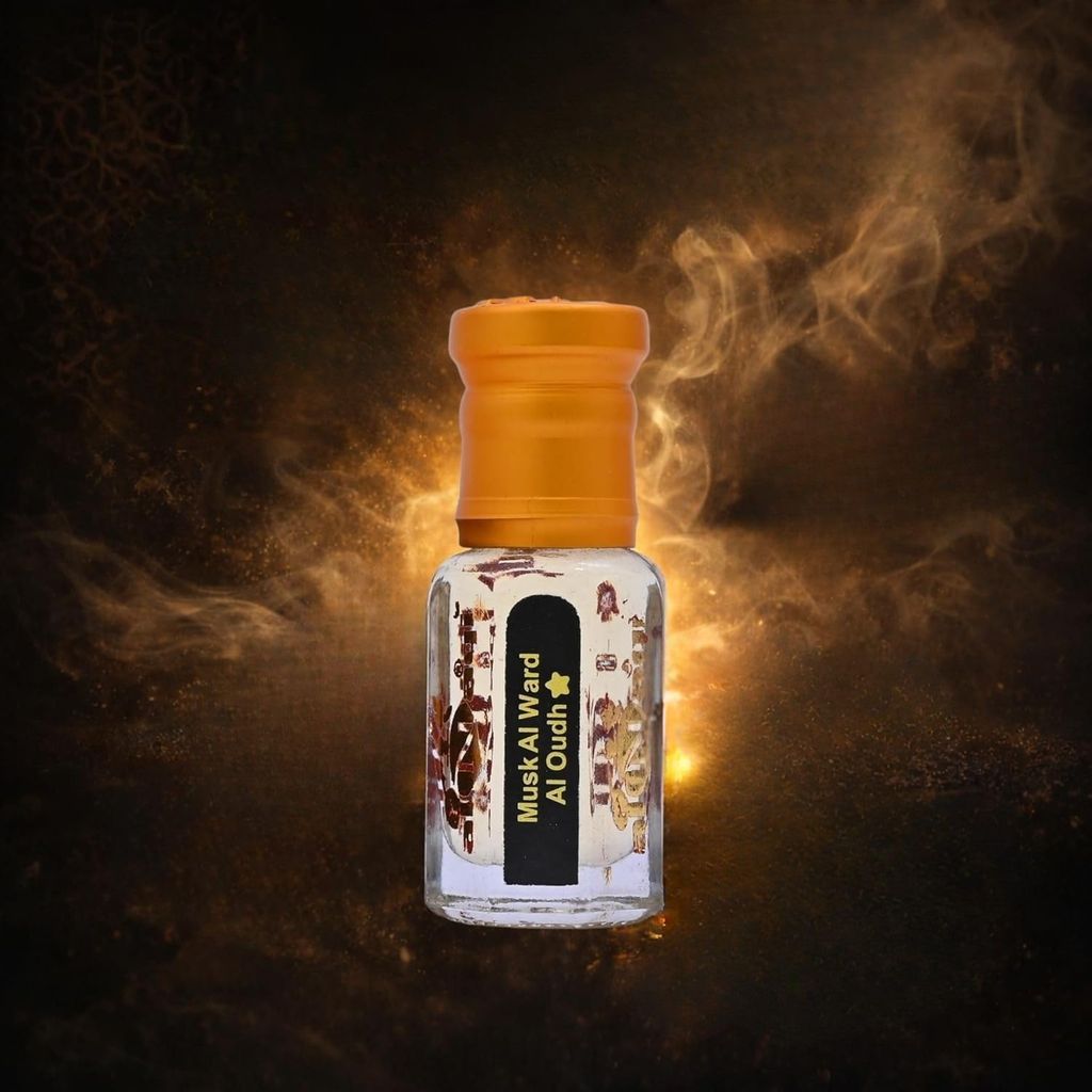alnaqi fragrances Musk Al Ward Al Oud Attar Perfume Oil Unisex | Alcohol-Free Arabian Attar with Rose Floral, Soft Musk & Oud Notes | Long-Lasting Roll-On Concentrated Perfume Oil view 2