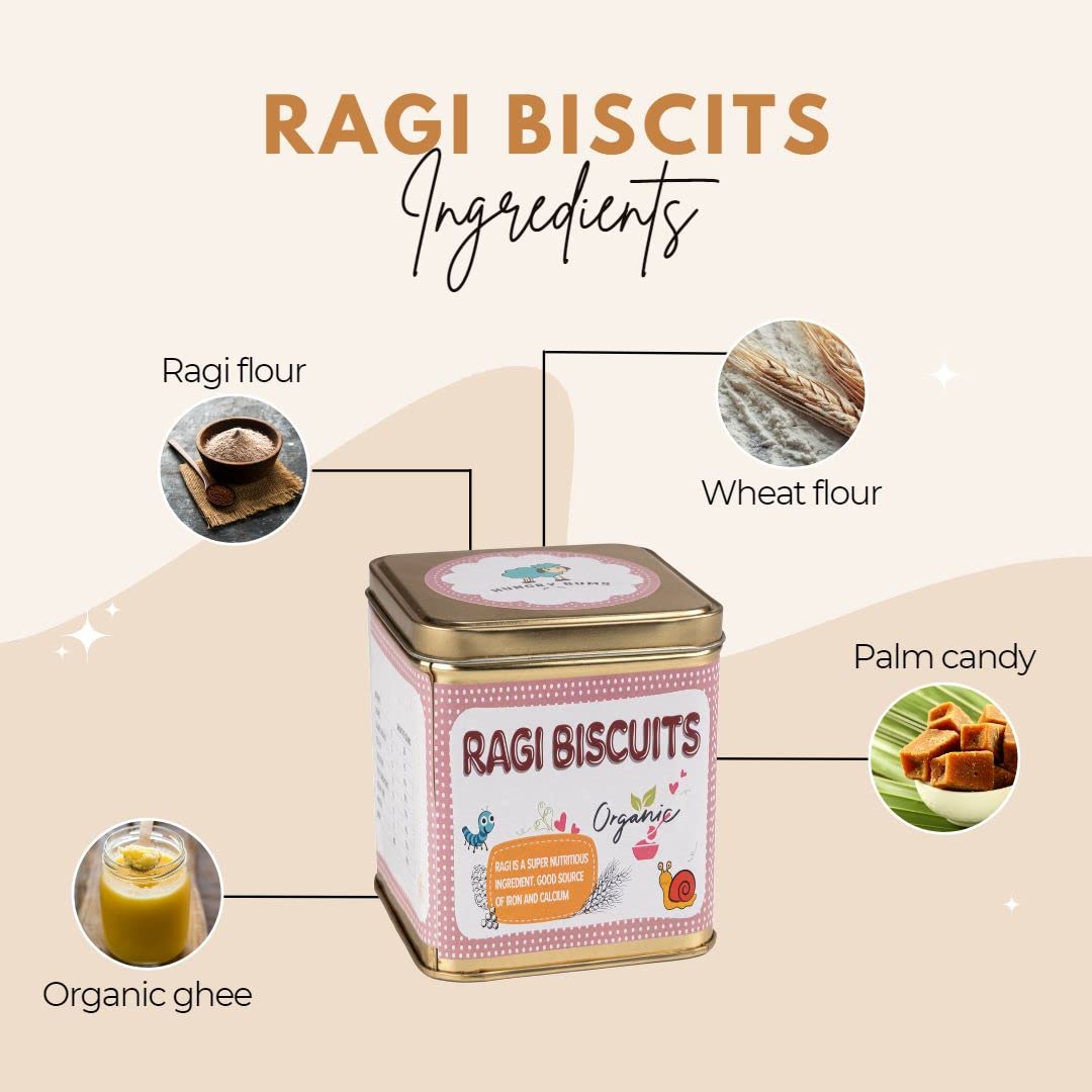 Hungry Bums Ragi Biscuits, 350 gm view 2