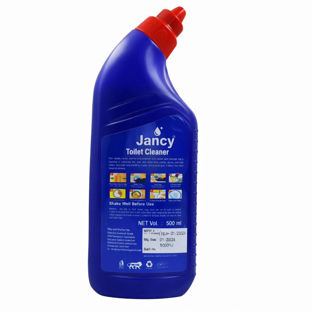 Jancy Gel Toilet Cleaner 500ml - Powerful Gel Formula for Sparkling Clean Toilets | Kills 99.9% Germs | Removes Hard Water Stains & Limescale view 2