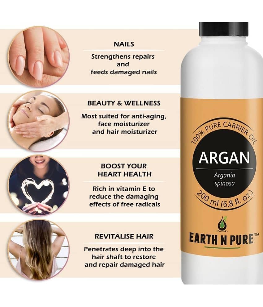 Earth N Pure - Argan Essential Oil 200 mL ( Pack of 1 ) view 2