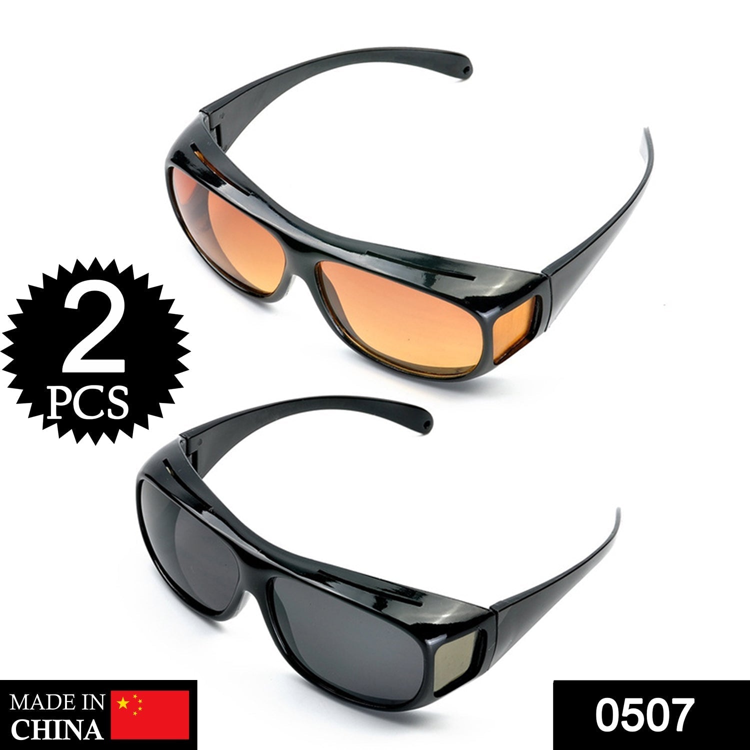 0507 Night HD Vision Driving Anti Glare Eyeglasses view 2