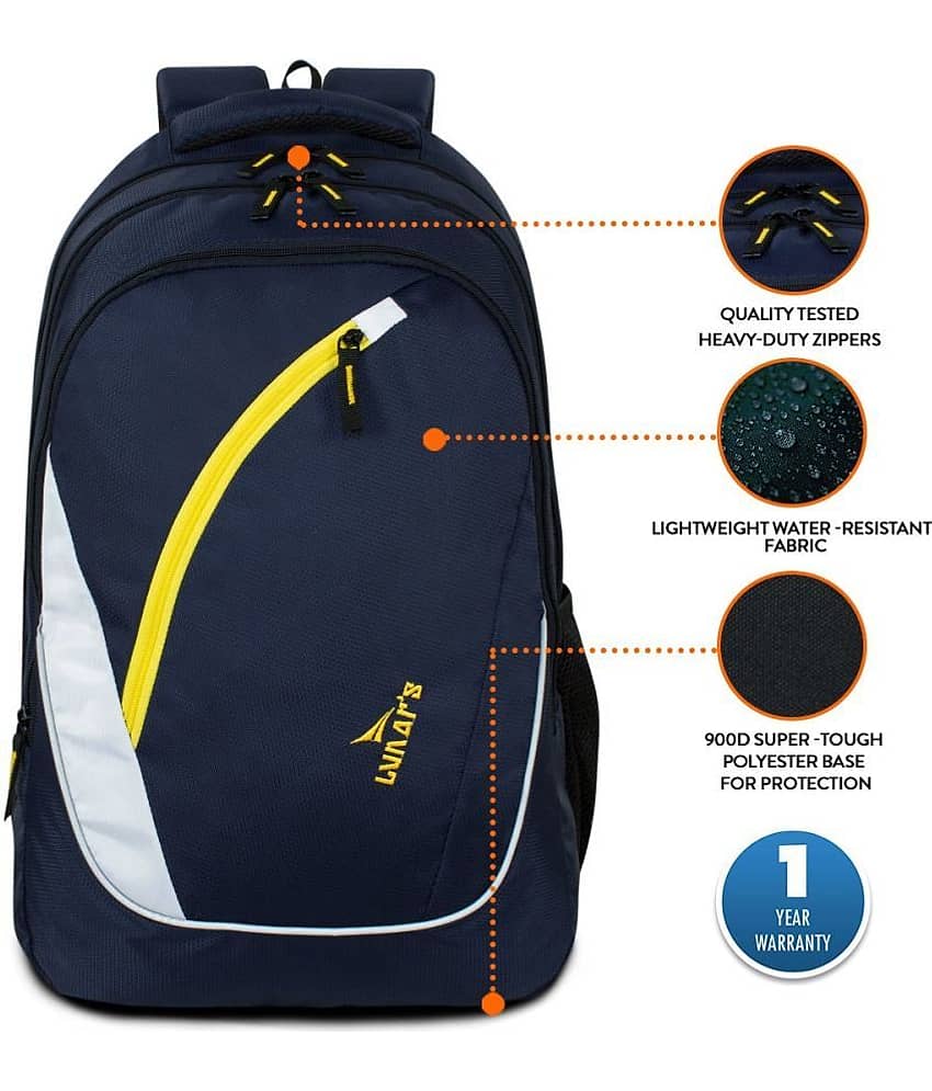 Lunar's 35 Ltrs Blue Backpack view 2