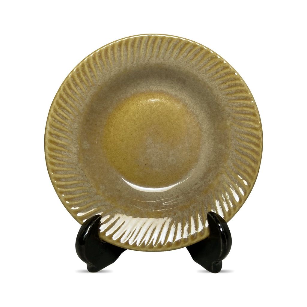 Ceramic Dining Mustard Ceramic Deep Pasta Plates Set of 2 view 2