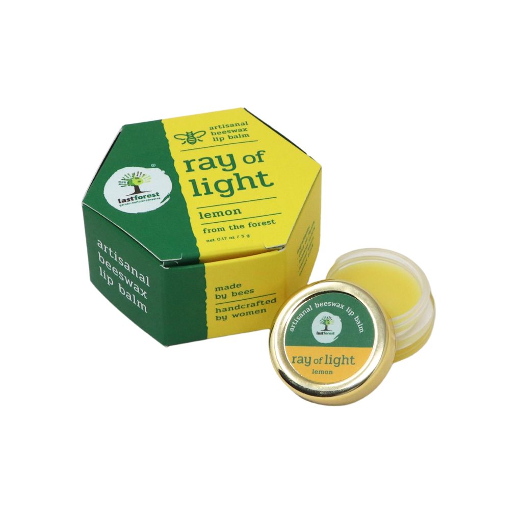 Last Forest Beeswax Natural Lip Balm for Men & Women 5g | Organic & Natural | Non-sticky | 24 Hrs Lip Moisturizer For Dry And Chapped Lips | SPF with Vitamin A | Nourish & Protect (Lemon) view 2