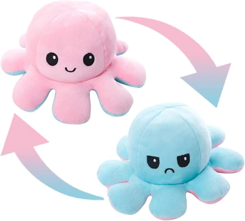 Reversible Octopus Plush Toy 18cm | Soft Toy for Kids & Babies view 2