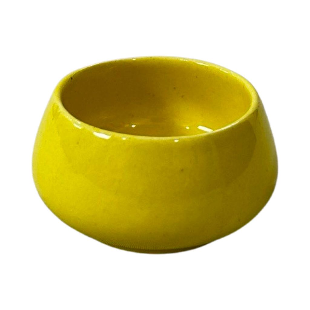 Ceramic Dining Glossy Yellow Ceramic 50ml Dip Bowls Set of 2 || Ketchup Bowls || Chutney Bowls view 2