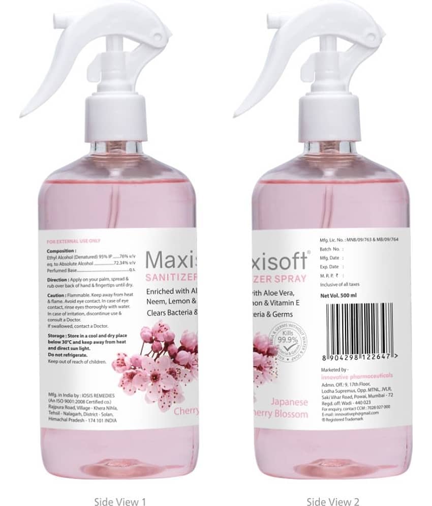MAXISOFT - Antibacterial Hand Sanitizer 500 mL ( Pack of 1 ) view 2