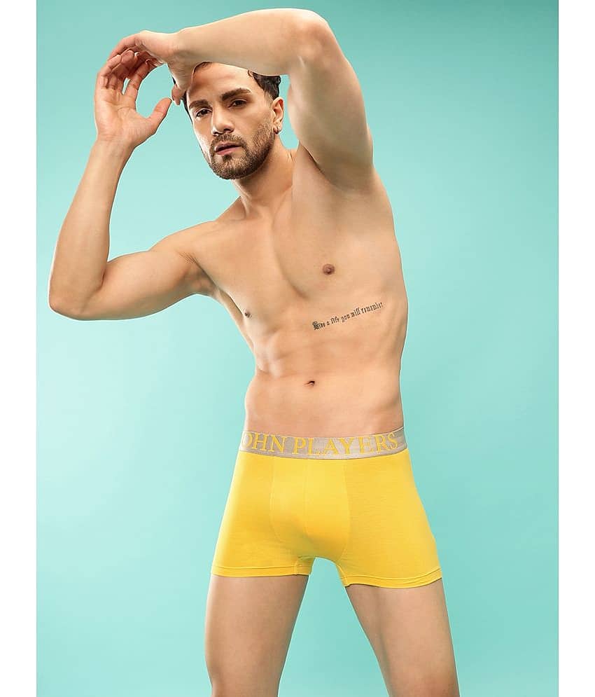 John Players Yellow Trunks Cotton Blend Men's Trunks ( Pack of 1 )